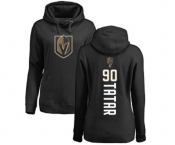 NHL Women Adidas Vegas Golden Knights #90 Tomas Tatar Black Backer Pullover Hoodie