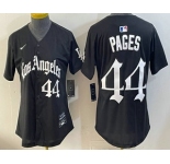 Women's Los Angeles Dodgers #44 Andy Pages Black Gothic Edition Vapor Premier Limited Jersey