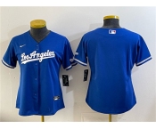 Youth Los Angeles Dodgers Blank Royal Alternate Stadium Stitched Baseball Jersey