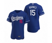 Los Angeles Dodgers #15 Austin Barnes Royal 2020 World Series Champions Authentic Jersey