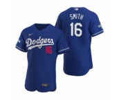 Los Angeles Dodgers #16 Will Smith Royal 2020 World Series Champions Authentic Jersey