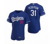 Los Angeles Dodgers #31 Joc Pederson Royal 2020 World Series Champions Authentic Jersey