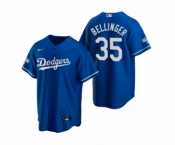 Los Angeles Dodgers #35 Cody Bellinger Royal 2020 World Series Champions Replica Jersey
