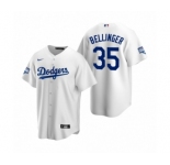 Los Angeles Dodgers #35 Cody Bellinger White 2020 World Series Champions Replica Jersey