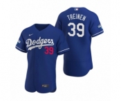 Los Angeles Dodgers #39 Blake Treinen Royal 2020 World Series Champions Authentic Jersey