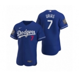 Los Angeles Dodgers #7 Julio Urias Nike Royal 2020 World Series Authentic Jersey