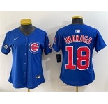 Women's Chicago Cubs #18 Shōta Imanaga Royal 'Ryne Sandberg Tribute' Vapor Limited V2 Stitched Baseball Jersey