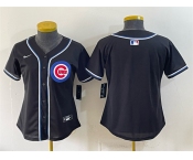 Youth Chicago Cubs 2026 Fashion Replica Black Out Stitched Baseball Jersey