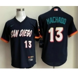 Youth San Diego Padres #13 Manny Machado Navy 2026 City Connect Stadium Jersey