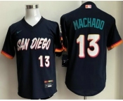 Youth San Diego Padres #13 Manny Machado Navy 2026 City Connect Stadium Jersey