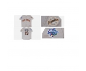 Youth San Diego Padres #19 Tony Gwynn Grey 1998 World Series Cool Base Jersey