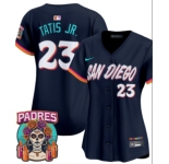 Youth San Diego Padres #23 Fernando Tatis Jr. Obsidian 2026 City Connect Stadium Limited Stitched Baseball Jersey