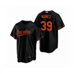Women's Baltimore Orioles #39 Renato Nunez Nike Black Replica Alternate Jersey