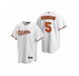 Women's Baltimore Orioles #5 Brooks Robinson Nike White 2020 Replica Home Jersey