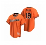 Youth Baltimore Orioles #19 Chris Davis Nike Orange Cooperstown Collection Alternate Jersey