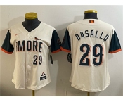 Youth Baltimore Orioles #29 Samuel Basallo Natural 2026 City Connect Stadium Stitched Baseball Jersey