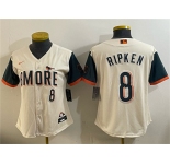 Youth Baltimore Orioles #8 Cal Ripken Jr Natural 2026 City Connect Stadium Stitched Baseball Jersey