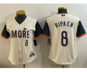 Youth Baltimore Orioles #8 Cal Ripken Jr Natural 2026 City Connect Stadium Stitched Baseball Jersey