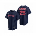 Women's Boston Red Sox #25 Kevin Plawecki Nike Navy Replica Alternate Jersey