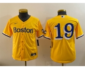 Youth Boston Red Sox #19 Roman Anthony Gold City Connect Stitched Baseball Jersey