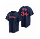 Youth Boston Red Sox #34 David Ortiz Nike Navy Replica Alternate Jersey