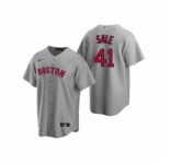 Youth Boston Red Sox #41 Chris Sale Nike Gray Replica Road Jersey