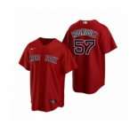 Youth Boston Red Sox #57 Eduardo Rodriguez Nike Red Replica Alternate Jersey