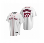 Youth Boston Red Sox #57 Eduardo Rodriguez Nike White Replica Home Jersey