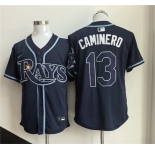 Men's Tampa Bay Rays #13 Junior Caminero Navy 2026 Limited Stitched Baseball Jersey