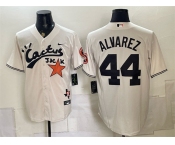 Men's Houston Astros #44 Yordan Alvarez Cream Cactus Jack Vapor Premier Limited Stitched Baseball Jersey