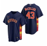 Men's Nike Houston Astros #43 Lance McCullers Navy Alternate Stitched Baseball Jersey