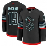 Men's Seattle Kraken #19 Jaden Schwartz Black Alternate Stitched Hockey Jersey
