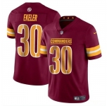 Men Washington Commanders #30 Austin Ekeler Burgundy Vapor Limited Stitched Football Jersey
