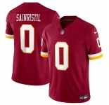 Men's Washington Commanders #0 Mike Sainristil Burgundy 2026 F.U.S.E. Vapor Limited Football Stitched Jersey
