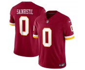 Men's Washington Commanders #0 Mike Sainristil Burgundy 2026 F.U.S.E. Vapor Limited Football Stitched Jersey