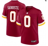 Mens Washington Commanders #0 Mike Sainristil Nike 2026 Burgundy Vapor F.U.S.E.Limited Jersey