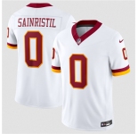 Men's Washington Commanders #0 Mike Sainristil White 2026 F.U.S.E. Vapor Limited Football Stitched Jersey
