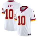 Men's Washington Commanders #10 Tress Way White 2026 F.U.S.E. Vapor Limited Football Stitched Jersey