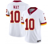 Men's Washington Commanders #10 Tress Way White 2026 F.U.S.E. Vapor Limited Football Stitched Jersey