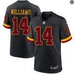 Mens Washington Commanders #14 Antonio Williams 2026 Black Alternate Vapor F.U.S.E.Limited Jersey