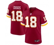 Men's Washington Commanders #18 Stephon Diggs Red 2026 Vapor Limited Stitched Football Jersey