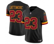 Men's Washington Commanders #23 Trey Amos Black 2026 F.U.S.E. Hail Raiser Alternate Vapor Limited Stitched Football Jersey