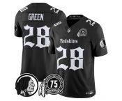 Men's Washington Commanders #28 Darrell Green 75TH Patch 2026 F.U.S.E. Hail Raiser Alternate Vapor Limited Stitched Football Jersey
