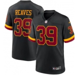 Mens Washington Commanders #39 Jeremy Reaves 2026 Black Alternate Vapor F.U.S.E.Limited Jersey