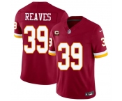 Men's Washington Commanders #39 Jeremy Reaves Burgundy 2026 F.U.S.E. With 2-Star C Patch Vapor Limited Football Stitched Jersey