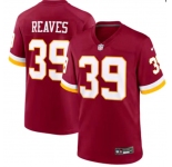 Mens Washington Commanders #39 Jeremy Reaves Nike 2026 Burgundy Vapor F.U.S.E.Limited Jersey