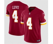 Men's Washington Commanders #4 Frankie Luvu Burgundy 2026 F.U.S.E. Vapor Limited Football Stitched Jersey
