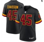 Mens Washington Commanders #45 K'Lavon Chaisson 2026 Black Alternate Vapor F.U.S.E.Limited Jersey