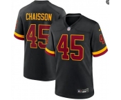 Mens Washington Commanders #45 K'Lavon Chaisson 2026 Black Alternate Vapor F.U.S.E.Limited Jersey