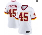 Mens Washington Commanders #45 K'Lavon Chaisson Nike 2026 White Away Vapor F.U.S.E.Limited Jersey